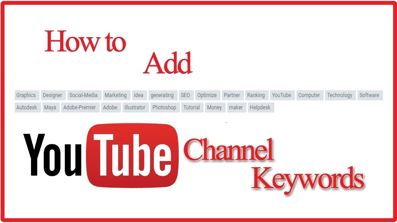 How do you add keywords to YouTube?